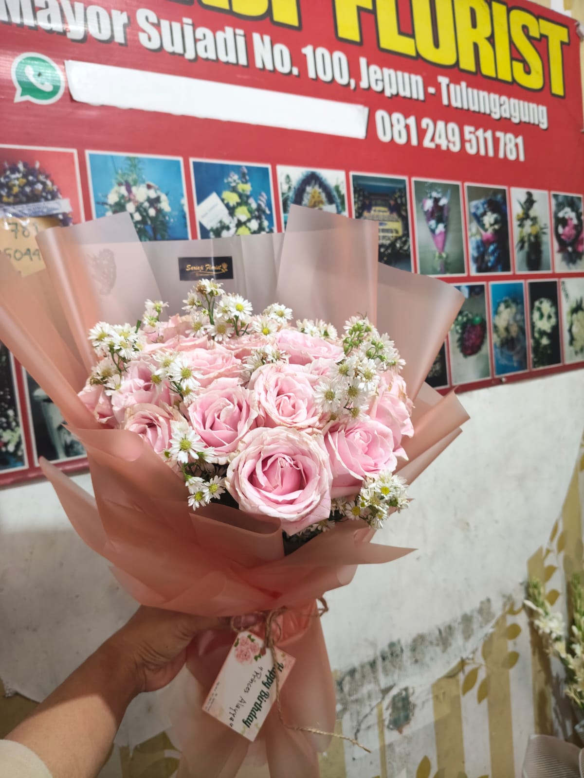 Buket Bunga Segar 16